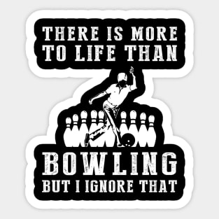 Bowling Ignorance T-Shirt Sticker